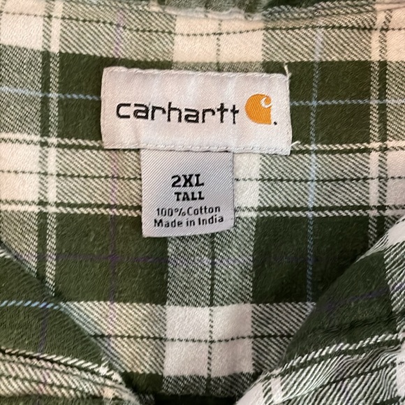 Carhartt Plaid Button Down Shirt - Picture 2 of 4
